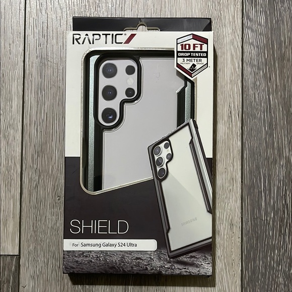 Black and Silver Slim Protective Phone Case with Reinforced Corners - Picture 1 of 3